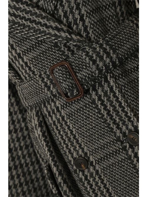 Cappotto Carpi in lana Pied de Poule con frange WEEKEND MAX MARA | 2525016132600001